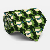 Cravate Frogs Against Fascism Portland Frog Protest (Roulé)