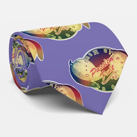Cravate Fruit de passion (Roulé)