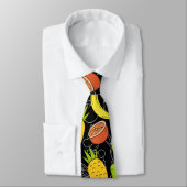 Cravate Fruit motif transparent | motif de surface de frui (Attaché)