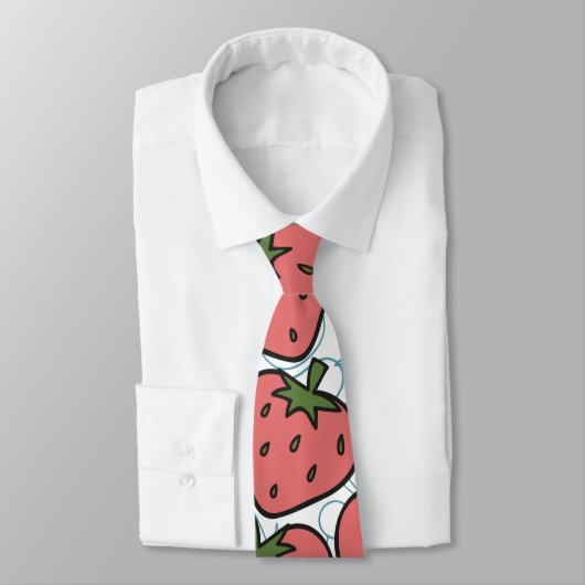 Cravate Fruit motif transparent | motif de surface de frui (Attaché)