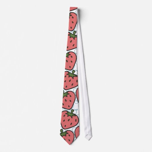 Cravate Fruit motif transparent | motif de surface de frui (Devant)