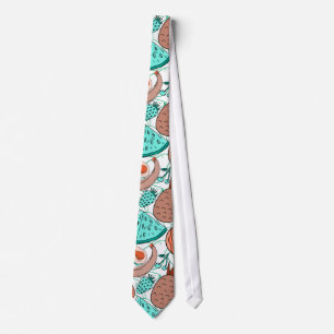 Cravate Fruit motif transparent   motif de surface de frui