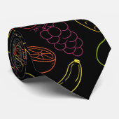 Cravate Fruit motif transparent | motif de surface de frui (Roulé)