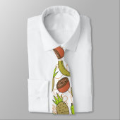 Cravate Fruit motif transparent | motif de surface de frui (Attaché)