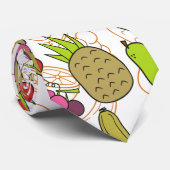 Cravate Fruit motif transparent | motif de surface de frui (Roulé)