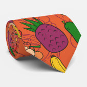 Cravate Fruit motif transparent | motif de surface de frui (Roulé)