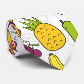 Cravate Fruit motif transparent | motif de surface de frui (Roulé)