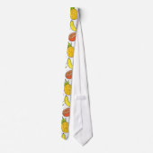 Cravate Fruit motif transparent | motif de surface de frui (Dos)