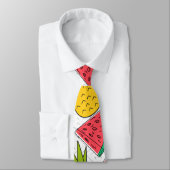Cravate Fruit motif transparent | motif de surface de frui (Attaché)