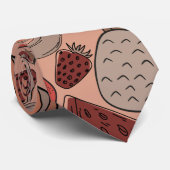 Cravate Fruit motif transparent | motif de surface de frui (Roulé)