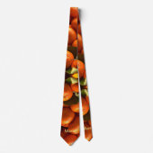 Cravate Fruit simple orange ajouter nom minimum personnali (Devant)