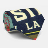 Cravate Fruit vintage Crate Étiquette Art Patriot Fraises (Roulé)