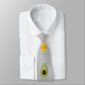 Cravate Fruits pains Avocado ananas citron fraise (Attaché)
