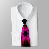 Cravate Fuchsia Flower Burst (Attaché)