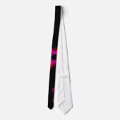 Cravate Fuchsia Flower Burst (Dos)