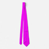 Cravate Fuchsia / Hot Rose FF00FF Conception couleur solid (Dos)