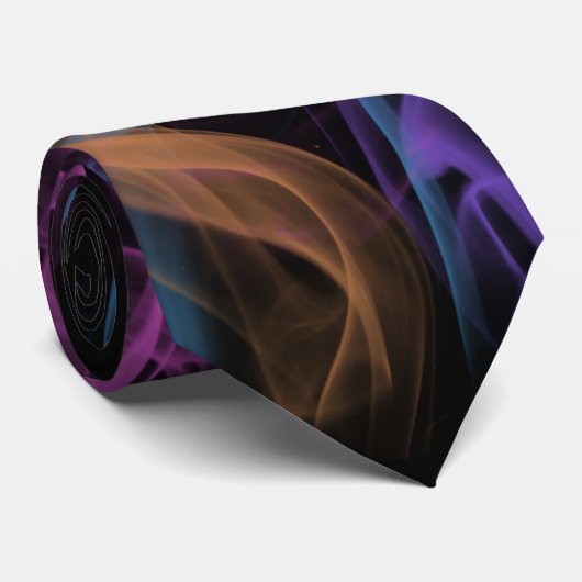 Cravate Fumée colorée (Roulé)