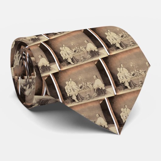 Cravate Fumeurs d'opium en Chine (Roulé)