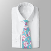 Cravate Fun Cute Chubby Kitschy Unicorn Kitty (Attaché)