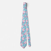 Cravate Fun Cute Chubby Kitschy Unicorn Kitty (Devant)