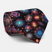 Cravate Fun Fireworks (Roulé)