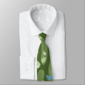 Cravate Fun graphic golf course tie (Attaché)
