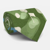 Cravate Fun graphic golf course tie (Roulé)