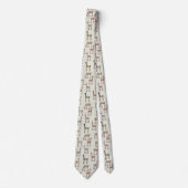Cravate Fun Llama Alpaca Motif (Devant)