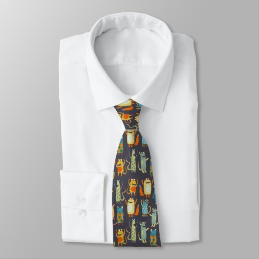 Cravate Fun Monster Halloween Motif (Attaché)