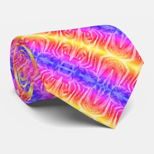 Cravate Fun rayé mode Noël (Roulé)