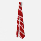 Cravate Fun Red and White Stripe and Stars (Dos)