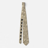 Cravate Fun Retirement party "Retiree" neck tie (Dos)