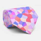 Cravate Funky Bohème Électique Groovy Mosaïque Quirky Spri (Roulé)