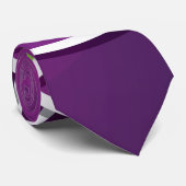 Cravate Funky eggplant (Roulé)