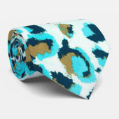 Cravate Funky Leopard Motif zoo animal art animal (Roulé)