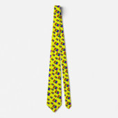 Cravate Funky Neon Motif arc-en-ciel (Devant)