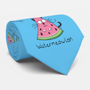 Cravate Funny Chat Watermelon mignon Kids