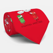 Cravate Funny Christmas Cartoon Cooking Spices (Roulé)