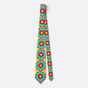 Cravate Funny Flower Power Bloom I + votre backgr. & idée
