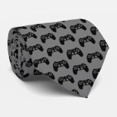 Cravate Funny gaming console neck tie for gamer (Roulé)