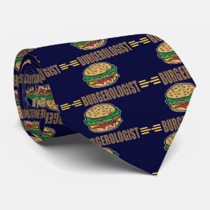 Cravate Funny Hamburger Cheeseburger