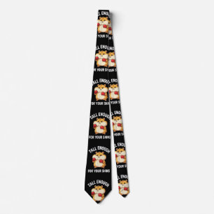 Cravate Funny Hamster Boxe Assez Haut pour Vos Tibias
