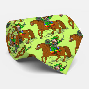 Cravate Funny Lepre Khan St Patrick's Day Leprechaun Humou