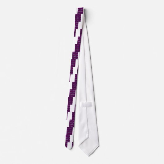 Cravate Funny Lets Go Zebra Hakuna Matata motif Design Co (Dos)