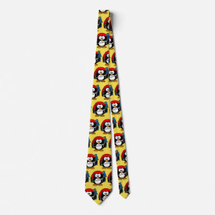 Cravate Funny Pirate Pinguin Party
