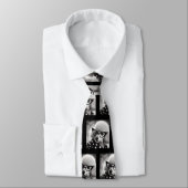 Cravate Funny Poodle with Glasses Nerd Neck Tie (Attaché)