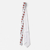 Cravate Funny Red Nose yeux étranges lunettes moustache (Dos)