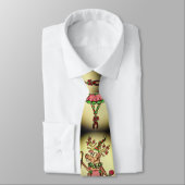 Cravate Funny Reindeer  Men’s Christmas Tie (Attaché)