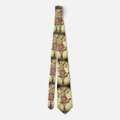 Cravate Funny Reindeer  Men’s Christmas Tie (Dos)