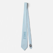 Cravate Funny Single Scan QR code Contact (Devant)